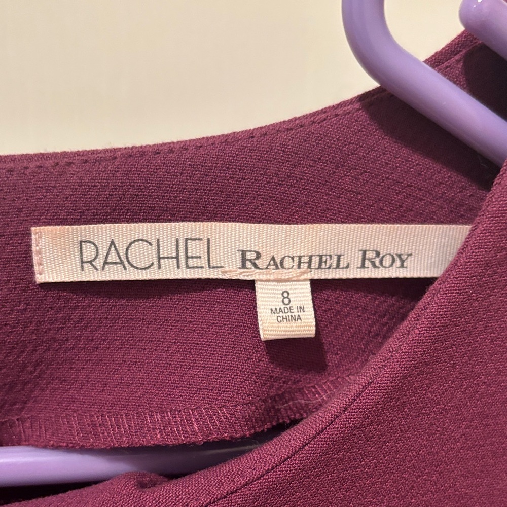 a new day Long Sleeve Dress in Purple with Bow - Picture 4 of 7